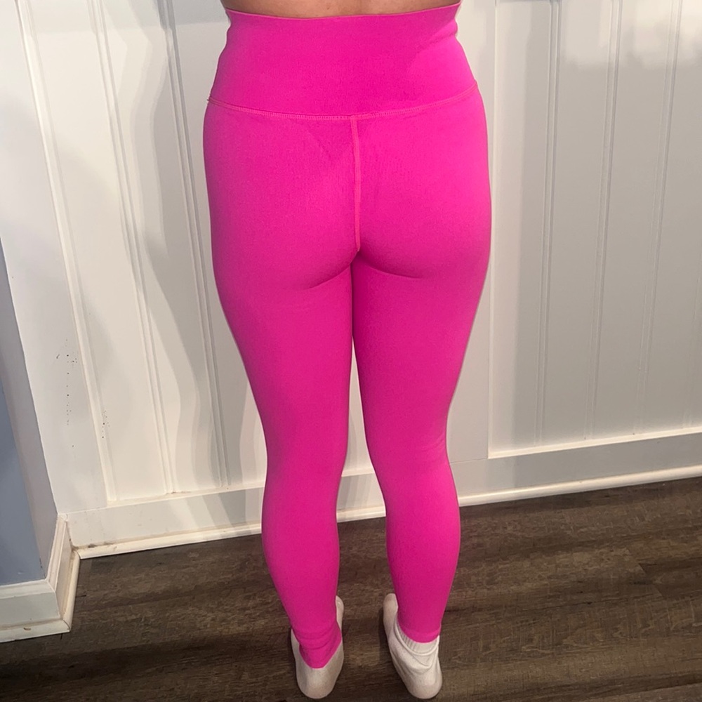Fabletics SculpKnit XXS Pink Leggings